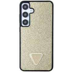 Guess Kryt Guess GUHCS24MHDGPPD Samsung Galaxy S24+ Plus hardcase Rhinestone Triangle gold