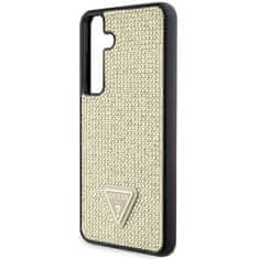 Guess Kryt Guess GUHCS24MHDGPPD Samsung Galaxy S24+ Plus hardcase Rhinestone Triangle gold