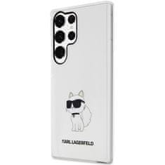 Karl Lagerfeld Kryt Karl Lagerfeld KLHCS23LHNCHTCT Samsung Galaxy S23 Ultra transparent hardcase Ikonik Choupette