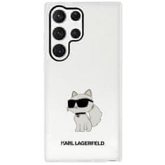 Karl Lagerfeld Kryt Karl Lagerfeld KLHCS23LHNCHTCT Samsung Galaxy S23 Ultra transparent hardcase Ikonik Choupette