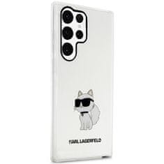 Karl Lagerfeld Kryt Karl Lagerfeld KLHCS23LHNCHTCT Samsung Galaxy S23 Ultra transparent hardcase Ikonik Choupette