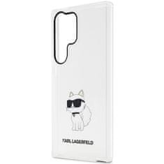 Karl Lagerfeld Kryt Karl Lagerfeld KLHCS23LHNCHTCT Samsung Galaxy S23 Ultra transparent hardcase Ikonik Choupette