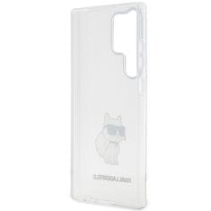 Karl Lagerfeld Kryt Karl Lagerfeld KLHCS23LHNCHTCT Samsung Galaxy S23 Ultra transparent hardcase Ikonik Choupette