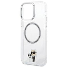 Karl Lagerfeld Kryt Karl Lagerfeld KKLHMP13XHNKCIT iPhone 13 Pro Max 6,7" hardcase transparent Iconic Karl&Choupette Magsafe