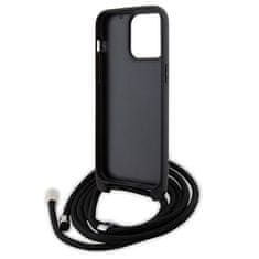 Karl Lagerfeld Kryt Karl Lagerfeld KLHCP15XSASKNPSK Apple iPhone 15 Pro Max hardcase Crossbody Saffiano Monogram black