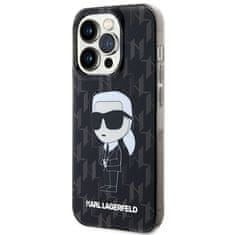 Karl Lagerfeld Kryt Karl Lagerfeld KLHCP15XHNKMKLK Apple iPhone 15 Pro Max hardcase Monogram Ikonik transparent