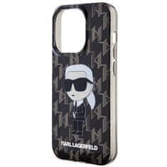 Karl Lagerfeld Kryt Karl Lagerfeld KLHCP15XHNKMKLK Apple iPhone 15 Pro Max hardcase Monogram Ikonik transparent