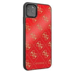 Guess Kryt Guess GUHCN654GGPRE iPhone 11 Pro Max red hard case 4G Double Layer Glitter