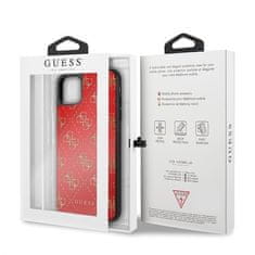 Guess Kryt Guess GUHCN654GGPRE iPhone 11 Pro Max red hard case 4G Double Layer Glitter