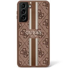 Guess Kryt Guess GUHCS23SP4RPSW Samsung Galaxy S23 brown hardcase 4G Printed Stripe