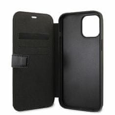 MobilPouzdra.cz Kryt BMW BMFLBKP12SMCARBK Apple iPhone 12 mini black book M Collection PU Carbon Stripe