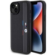 MobilPouzdra.cz Kryt BMW BMHCP15M23PUPVK Apple iPhone 15 Plus / 14 Plus hardcase Perforated Tricolor Line black