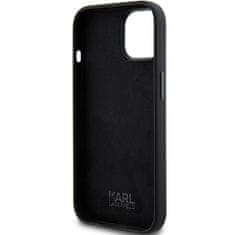 Karl Lagerfeld Kryt Karl Lagerfeld KLHCP15MSMHCNPK iPhone 15 Plus czarny/black Silicone Choupette Metal Pin