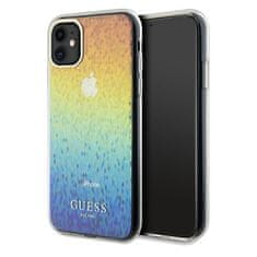 Guess Kryt Guess GUHCN61HDECMI Apple iPhone XR / 11 hardcase IML Faceted Mirror Disco Iridescent multicoloured