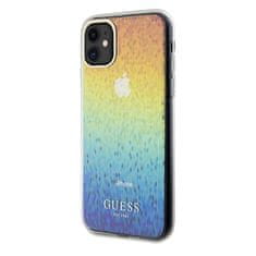 Guess Kryt Guess GUHCN61HDECMI Apple iPhone XR / 11 hardcase IML Faceted Mirror Disco Iridescent multicoloured