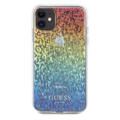 Guess Kryt Guess GUHCN61HDECMI Apple iPhone XR / 11 hardcase IML Faceted Mirror Disco Iridescent multicoloured