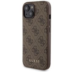 Guess Kryt Guess GUBPM5P15S4GEMGW Apple iPhone 15 hardcase + Powerbank 5000mAh MagSafe 4G Metal Logo brown