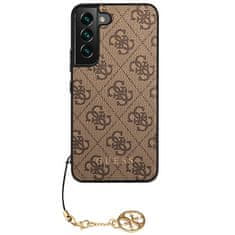 Guess Kryt Guess GUHCS23SGF4GBR Samsung Galaxy S23 brown hardcase 4G Charms Collection