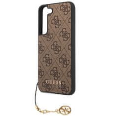 Guess Kryt Guess GUHCS23SGF4GBR Samsung Galaxy S23 brown hardcase 4G Charms Collection