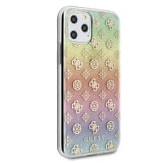 Guess Kryt Guess GUHCN58PEOML iPhone 11 Pro multicolor hard case Iridescent 4G Peony