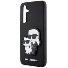 Karl Lagerfeld Kryt Karl Lagerfeld KLHCA34SANKCPK Samsung Galaxy A34 5G hardcase black Saffiano Karl & Choupette