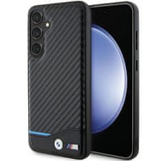 MobilPouzdra.cz Kryt BMW BMHCS24M22NBCK Samsung Galaxy S24+ Plus Leather Carbon black