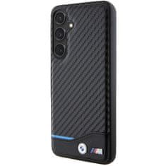 MobilPouzdra.cz Kryt BMW BMHCS24M22NBCK Samsung Galaxy S24+ Plus Leather Carbon black