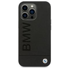 MobilPouzdra.cz Kryt BMW BMHCP14XSLLBK Apple iPhone 14 Pro Max black Leather Stamp