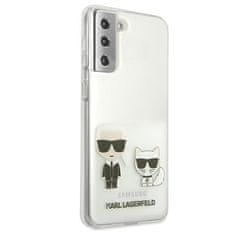 Karl Lagerfeld Kryt Karl Lagerfeld KLHCS21MCKTR Samsung Galaxy S21+ Plus hardcase Transparent Karl & Choupette