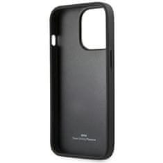 MobilPouzdra.cz Kryt BMW BMHCP14XSLLBK Apple iPhone 14 Pro Max black Leather Stamp