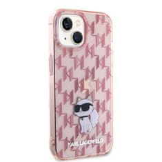 Karl Lagerfeld Kryt Karl Lagerfeld KLHCP15SHNCMKLP Apple iPhone 15 hardcase Monogram Choupette pink