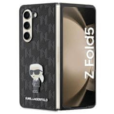 Karl Lagerfeld Kryt Karl Lagerfeld KLHCZFD5SAPKINPK Samsung Galaxy Z Fold5 hardcase Saffiano Monogram Ikonik Pin black