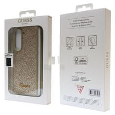 Guess Kryt Guess GUHCZFD5HGGSHD Samsung Galaxy Z Fold 5 hardcase Glitter Script gold