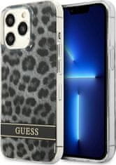 Guess Kryt Guess GUHCP13LHSLEOK Apple iPhone 13 Pro grey hardcase Leopard