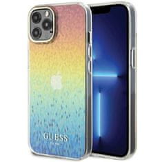 Guess Kryt Guess GUHCP12MHDECMI Apple iPhone 12 / 12 Pro hardcase IML Faceted Mirror Disco Iridescent multicoloured