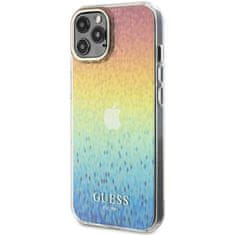 Guess Kryt Guess GUHCP12MHDECMI Apple iPhone 12 / 12 Pro hardcase IML Faceted Mirror Disco Iridescent multicoloured