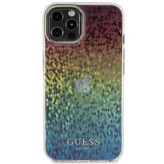 Guess Kryt Guess GUHCP12MHDECMI Apple iPhone 12 / 12 Pro hardcase IML Faceted Mirror Disco Iridescent multicoloured