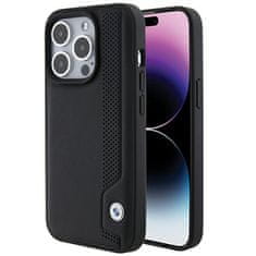 MobilPouzdra.cz Kryt BMW BMHCP15X22RBDK Apple iPhone 15 Pro Max hardcase Leather Blue Dots black