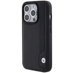 MobilPouzdra.cz Kryt BMW BMHCP15X22RBDK Apple iPhone 15 Pro Max hardcase Leather Blue Dots black