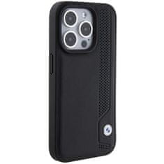 MobilPouzdra.cz Kryt BMW BMHCP15X22RBDK Apple iPhone 15 Pro Max hardcase Leather Blue Dots black