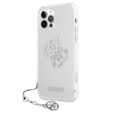 Guess Kryt Guess GUHCP12LKS4GSI Apple iPhone 12 Pro Max Transparent hardcase 4G Silver Charms Collection