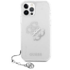 Guess Kryt Guess GUHCP12LKS4GSI Apple iPhone 12 Pro Max Transparent hardcase 4G Silver Charms Collection