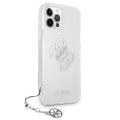 Guess Kryt Guess GUHCP12LKS4GSI Apple iPhone 12 Pro Max Transparent hardcase 4G Silver Charms Collection