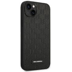 Karl Lagerfeld Kryt Karl Lagerfeld KLHCP14MSAKLHPK Apple iPhone 14 Plus / 15 Plus hardcase black Saffiano Mono Metal Logo