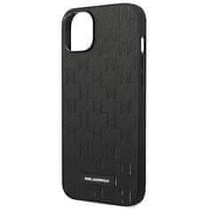 Karl Lagerfeld Kryt Karl Lagerfeld KLHCP14MSAKLHPK Apple iPhone 14 Plus / 15 Plus hardcase black Saffiano Mono Metal Logo