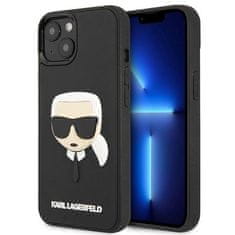 Karl Lagerfeld Kryt Karl Lagerfeld KLHCP14MKH3DBK Apple iPhone 14 Plus / 15 Plus black hardcase 3D Rubber Karl`s Head