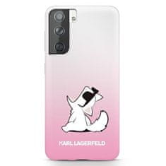 Karl Lagerfeld Kryt Karl Lagerfeld KLHCS21MCFNRCPI Samsung Galaxy S21+ Plus hardcase pink Choupette Fun