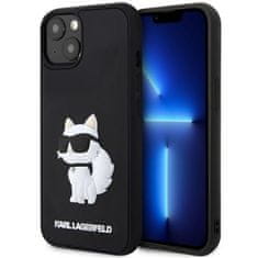 Karl Lagerfeld Kryt Karl Lagerfeld KLHCP14M3DRKHNK Apple iPhone 14 Plus / 15 Plus hardcase Rubber Choupette 3D black