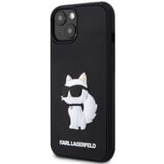 Karl Lagerfeld Kryt Karl Lagerfeld KLHCP14M3DRKHNK Apple iPhone 14 Plus / 15 Plus hardcase Rubber Choupette 3D black