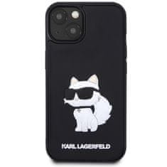 Karl Lagerfeld Kryt Karl Lagerfeld KLHCP14M3DRKHNK Apple iPhone 14 Plus / 15 Plus hardcase Rubber Choupette 3D black